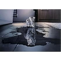 Amazon | [AiO JAPAN] ジグソーパズル 猫 虎 トラ ネコ CAT 1000ピース